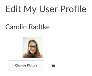 Change Picture area in the Profile